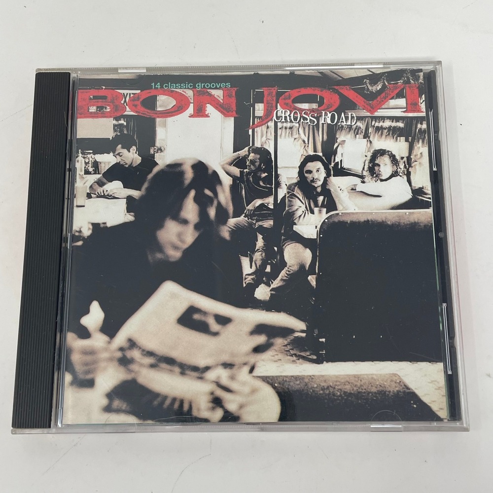Bon Jovi Cross Road 14 Classic Grooves Greatest Hits CD 1994 314 526 013-2